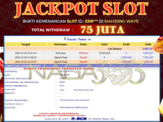 BUKTI JACKPOT NAGA303 #110