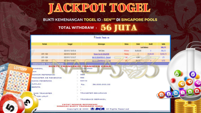 bukti jp naga303 #188