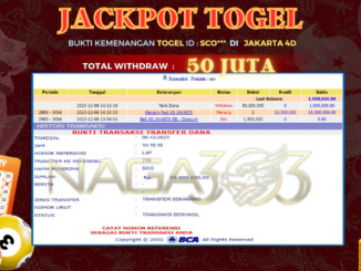 bukti jp naga303 #721