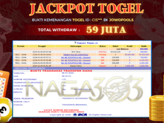 BUKTI JP NAGA303 #791